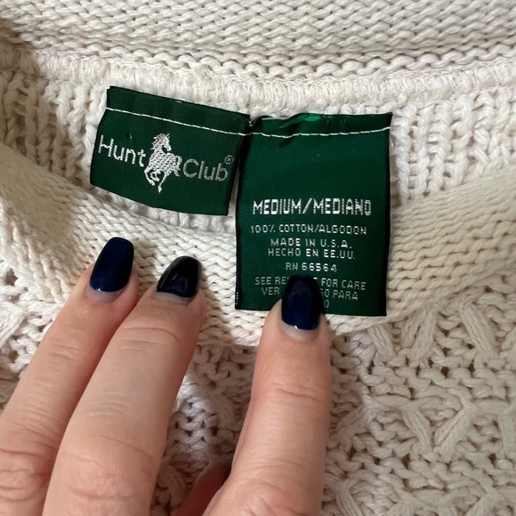 Hunt Club Cable Knit Sweater - Picture 4 of 5